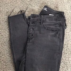 Black high rise jeans